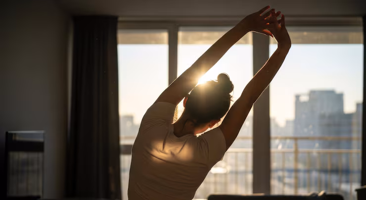 Gentle mindful posture stretching